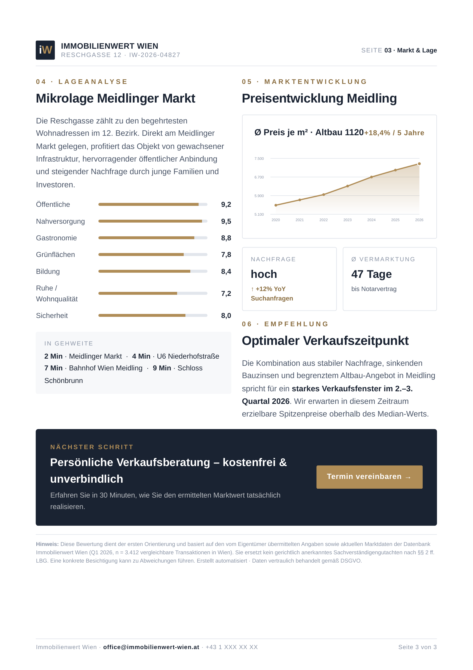 Seite 3 · Markt & Lage
